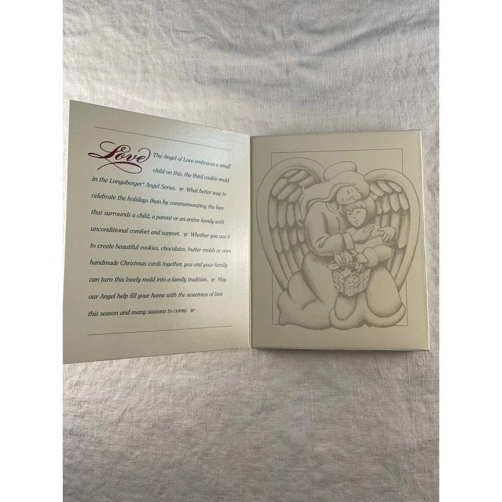 Vintage Longaberger LOVE 1995 Cookie Mold NIB